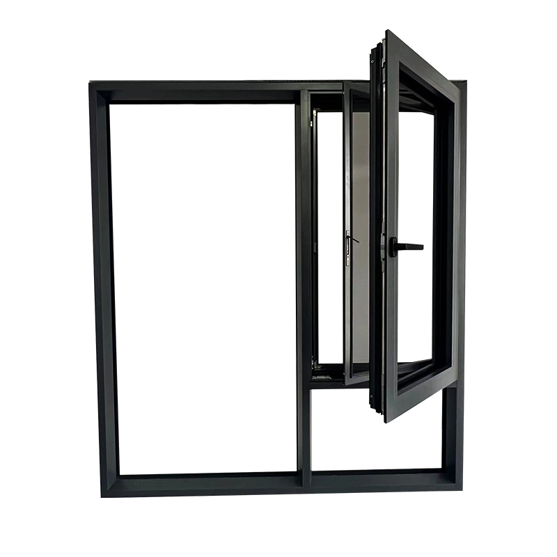 RG-KSA-WC100 Edged non-thermal break system double inward opening casement window