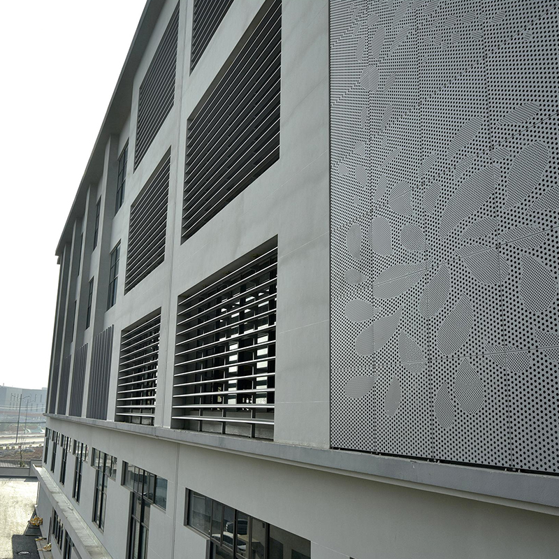 Fixed aluminum louvers (optional rainproof/non-rainproof)