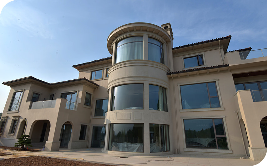 Villa project aluminum sliding door and casement door